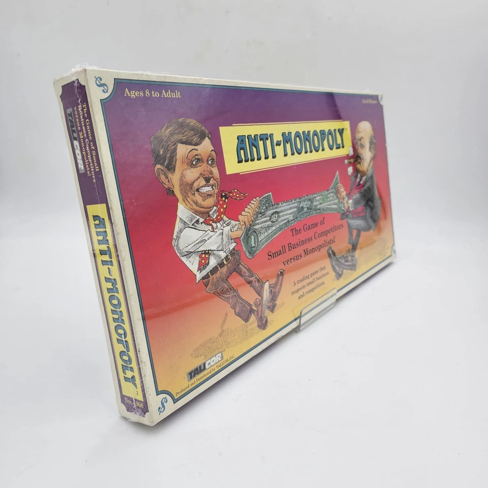 100% COMPLETE & CLEAN! | Anti-Monopoly Board Game (Talicor) 1995 | Vintage VG - Image 3 of 4