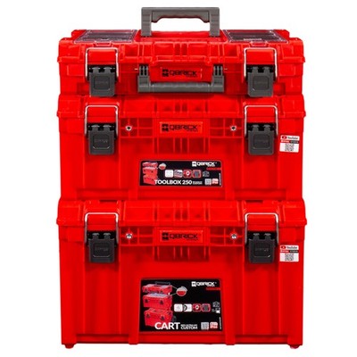 Qbrick System PRIME SET 1 RED Ultra HD, Trolley, Werkzeugkoffer, Organisation
