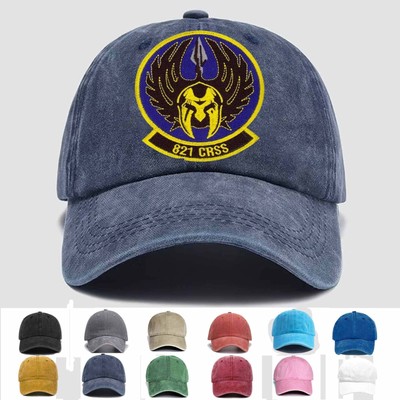 Customized Embroidered USAF 821st CONTINGENCY RESPONSE SUPPORT SQ, Trucker Hat