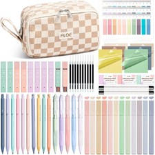 62PCS Aesthetic School Supplies, Cute Back to School Supplies College Essenti...