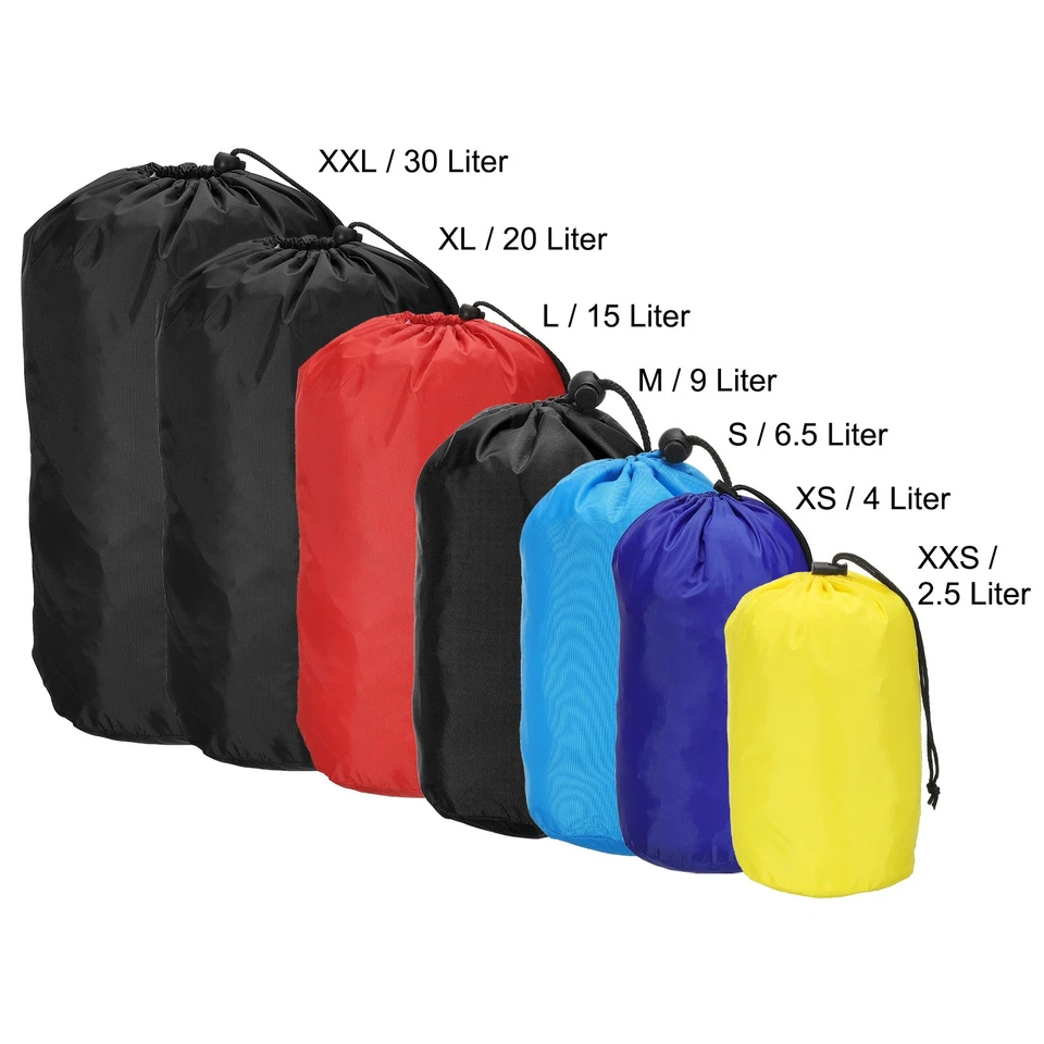 3 juegos de sacos de cosas surtidos S/M/L saco de almacenamiento portátil con cordón bolsa con solapa antipolvo Foto 4 de 4