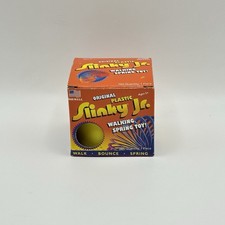 2008 The Original Slinky Brand Plastic Slinky Jr NEON Pink New Sealed NOS