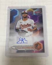 Topps Enrique Bradfield Jr. Autographed Card