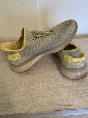 adidas Yeezy Boost 350 V2 Yellow Beige Athletic Sneakers Men