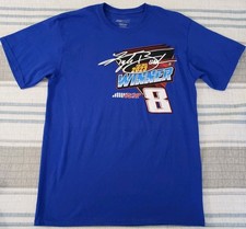 Kyle Busch 2023 RCR Winner T Shirt Blue Medium Lucas Oil February 26 NASCAR