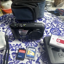 Sony Cyber-Shot DSC-H55 14.1MP 10x Zoom Digital Camera w/Case Batt Charger