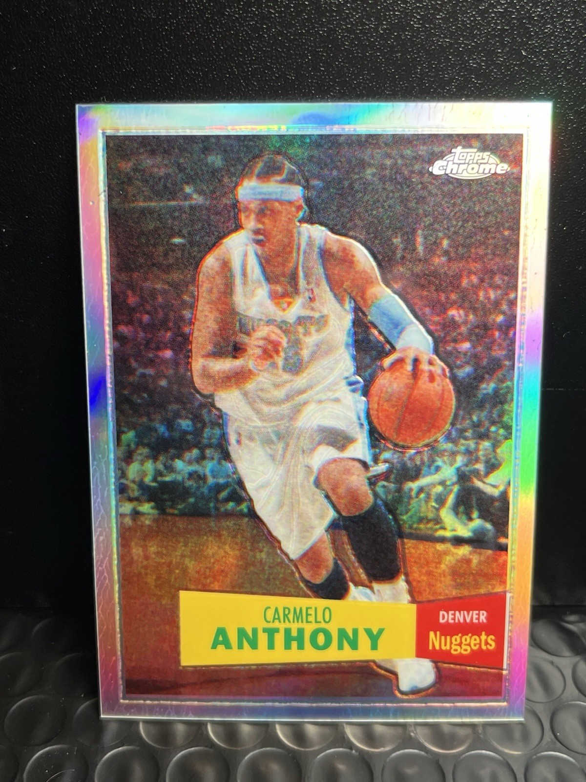 2008 Topps Chrome Carmelo Anthony Refractor /999 #15 Denver Nuggets