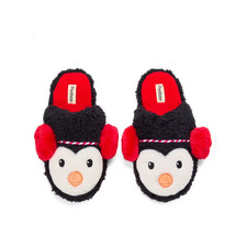 Dearfoams Cozy Comfort Holiday Novelty Slippers Penguin Size 5 6