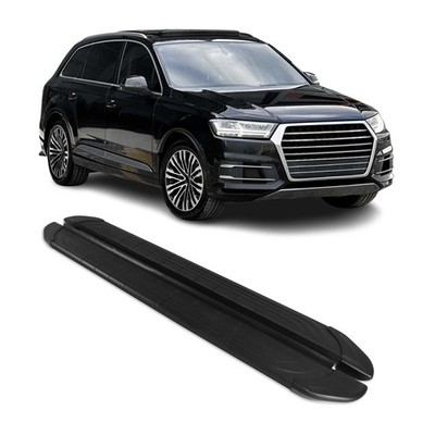 Side Step Running Boards Nerf Bars for Audi Q7 2017-2026 Black 2Pcs