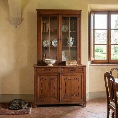 Antike Anrichte Walnuss Furniert Italien des XX Jhs Originell - Bild 1 von 4