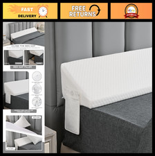 King Size Bed Wedge Pillow - Triangle Gap Filler, Dense Foam, Prevents Drops, 10
