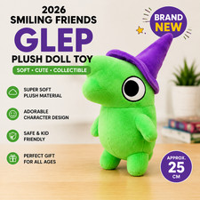 2026 Smiling Friends Glep Plush Doll Toys Soft Plushies For Kids - NEW