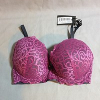 Pour Moi 34DD Romance Bra Push Up Plunge Underwired Lace Womens Lingerie 183002