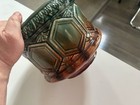 SUPERB ANTIQUE 8 1/4" Brush McCoy MAJOLICA PLANTER Jardiniere EXCELLENT — photo 6