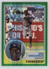 2018 Topps Silver Pack 1983 Design Chrome Green 42/99 Didi Gregorius #144 r9d