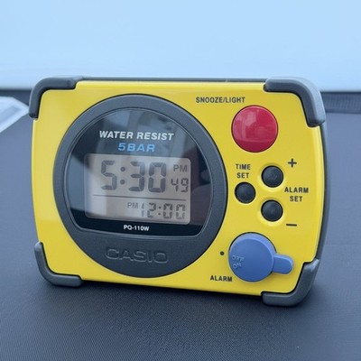 Casio PQ-110W Vintage Reisewecker Wasserdicht PQ-110W