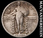 1920-S Silver Standing Liberty Quarter - Scarce  Semi-key  Better Date  #J8363