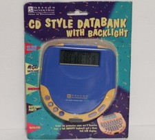 CD Style Databank with Backlight Oregon Scientific NEW