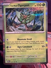 Holo Teal Mask Ogerpon 024/167 Rare Twilight Masquerade Pokemon TCG