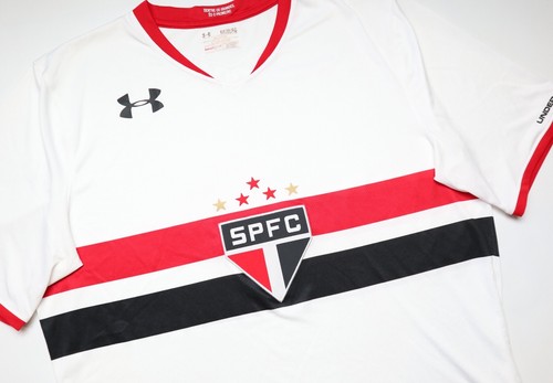 SAO PAULO 2015 HOME FOOTBALL SHIRT SOCCER JERSEY CAMISETA UNDER ARMOUR MENS XL - Picture 3 of 14