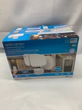 Enbrighten LED Wi-Fi Smart 2-Head Security Light w/ Accent Light White*New