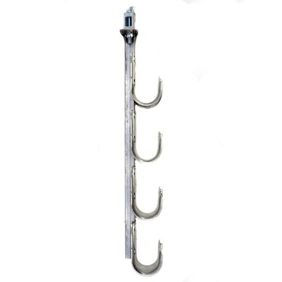 CADDY CAT32HPSFM4 CAT HP CABLE J-HOOK TREE, FLANGE MOUNT, 4-TIER, 2-INCH, 5-PACK