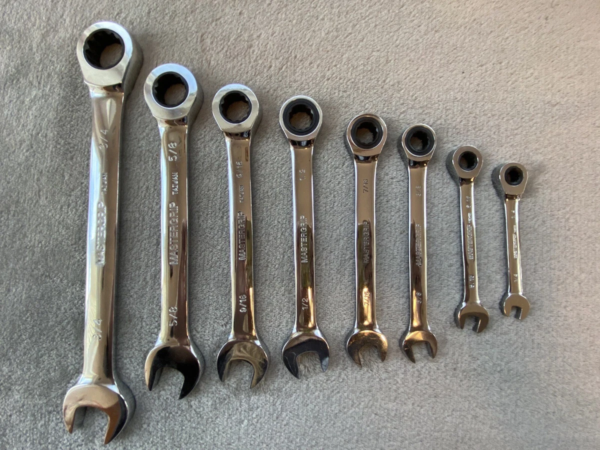 Mastergrip ratchet wrench set outlet