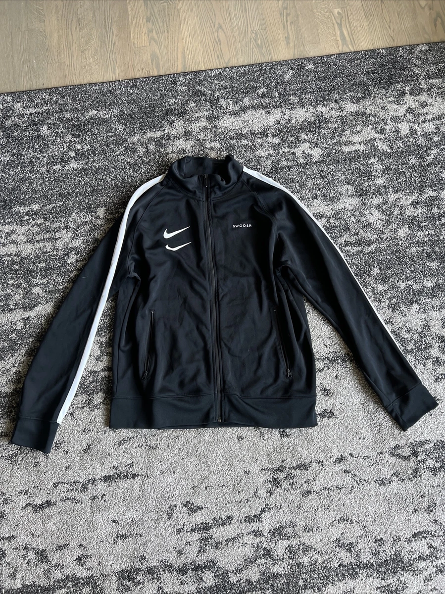 Nike Swoosh MCMLXXII Jacket Full Zip BlackSoccer Great Condition Mens Large Rare eBay