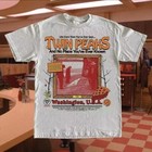 Twin Peaks 90s Retro Style White Short Sleeve Unisex T shirt Vtg S-5Xl