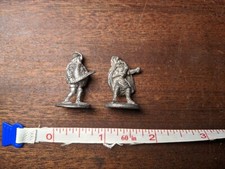 RARE Lot 2 VTG Ral Partha Dungeons Dragons Knight Soldier 70s Figure Pewter Axe