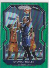 2021 Panini WNBA Prizm SP Green Refractor Prizm #19 Sylvia Fowles