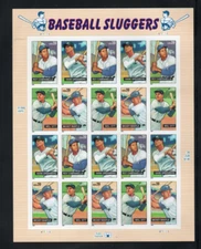 ALLY'S STAMPS US Scott #4080-3 39c Baseball Sluggers - Pane [20] MNH [G-40]