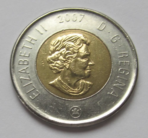 2007 Canada Toonie — photo from the most recent tracked eBay sale