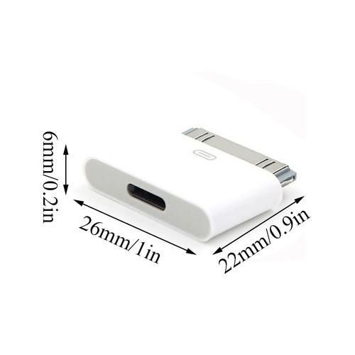 Männlicher Konverteradapter Bei 30 Stiften Bei 30 Pin Für Ihren Apple Iphone ▽ - Picture 2 of 19