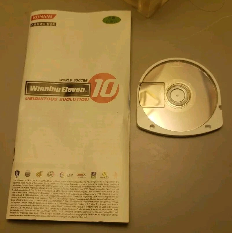 PSP world soccer winning eleven 10 Ubiquitous Evolution Korean Import Japanese - Image 4 of 4