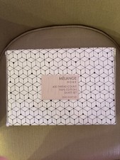 New Melange Home King 400tc Cotton 3 Piece Duvet Set Circle in the Square