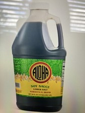 Aloha Hawaiian Shoyu Soy Sauce 1 Gallon Low Sodium