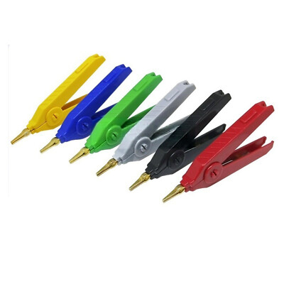 Kelvin Test Clip Gold Plated SMD Alligator Clips for LCR Resistance Measurement