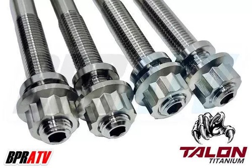 19+ KX450 KX450X Cylinder Head Studs TITANIUM 12 Point Nut Stud Bolt Upgrade Kit - Picture 11 of 24