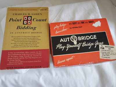 Auto bridge-solo play bridge game-48 hands & Goren point count bidding book