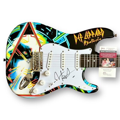 DEF LEPPARD Signed Guitar Lot 5 HOLY GRAIL COLLECTION JSA COA