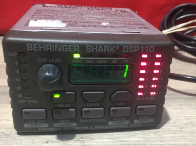 BEHRINGER SHARK DSP110 デジタルエフェクター behringer-shark-dsp-110-