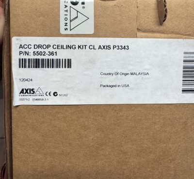 ACC DROP Ceiling Kit CL AXIS P3343 P/N:5502-361