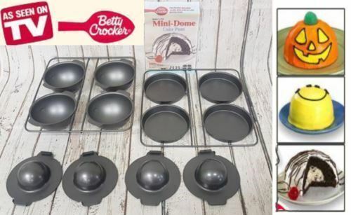 NEW, Betty Crocker Bake n Fill Mini Dome Cake Pans, 12pc Set - 第 1/7 張圖片