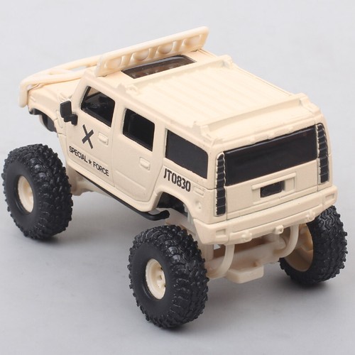 Jada Just Trucks 1/64 Hummer H2 Desert Military Special Force Car Model Toy 2003 - Picture 6 of 10