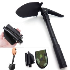 Pala Plegable Militar Multifuncional Supervivencia Pala Emergencia Jardín Camping