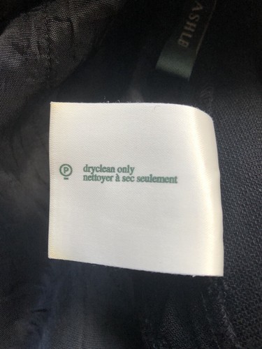 Ladies 100% Wool Tailored Trousers Size 10P By LAURA ASHLEY -Sides Satin Detail - Picture 9 of 20