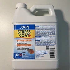 API STRESS COAT Aquarium Water Conditioner 32-Ounce Bottle: Free U.S Shipping
