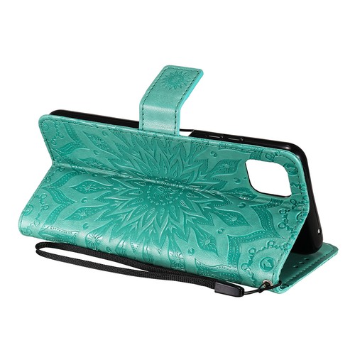 Flower Pattern PU Leather Flip Wallet Case Cover for Samsung S21 S20 S9 S10 Plus - Picture 8 of 20