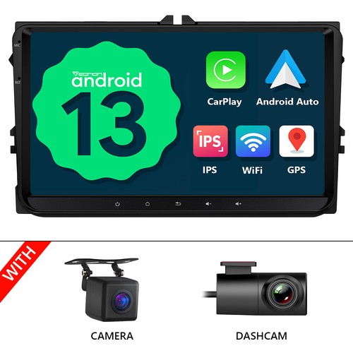 For 2008-2015 Volkswagen Scirocco 9" IPS Android 13 Car Radio Stereo GPS CarPlay - Picture 22 of 31